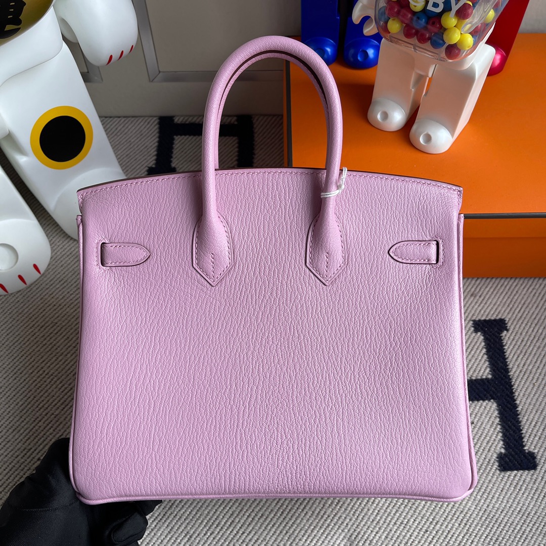 에르메스 버킨백25 핑크퍼플 로즈골드 염소가죽